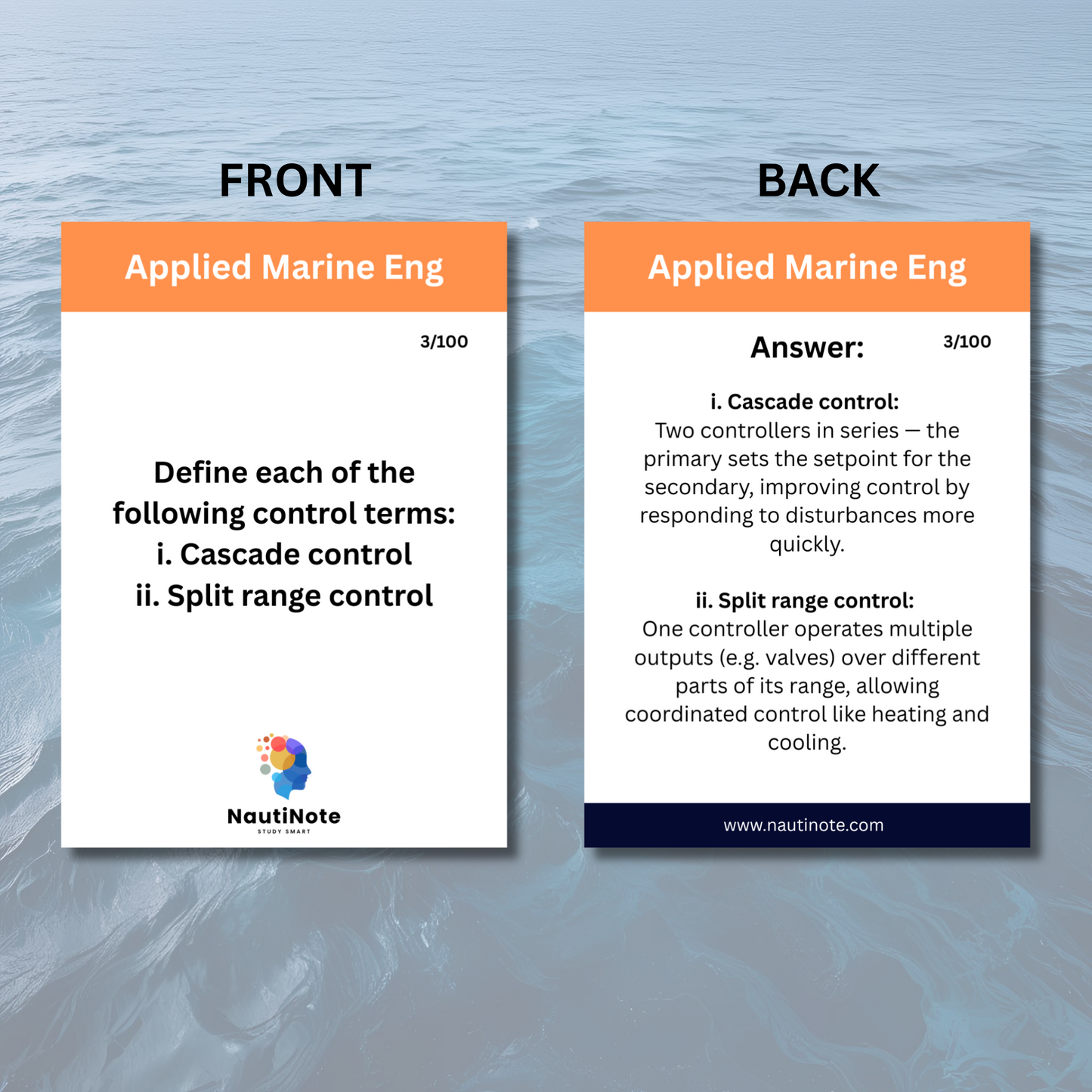 Applied Marine Engineering Flashcards (SV Chief Engineer <9000kW, <3000GT)