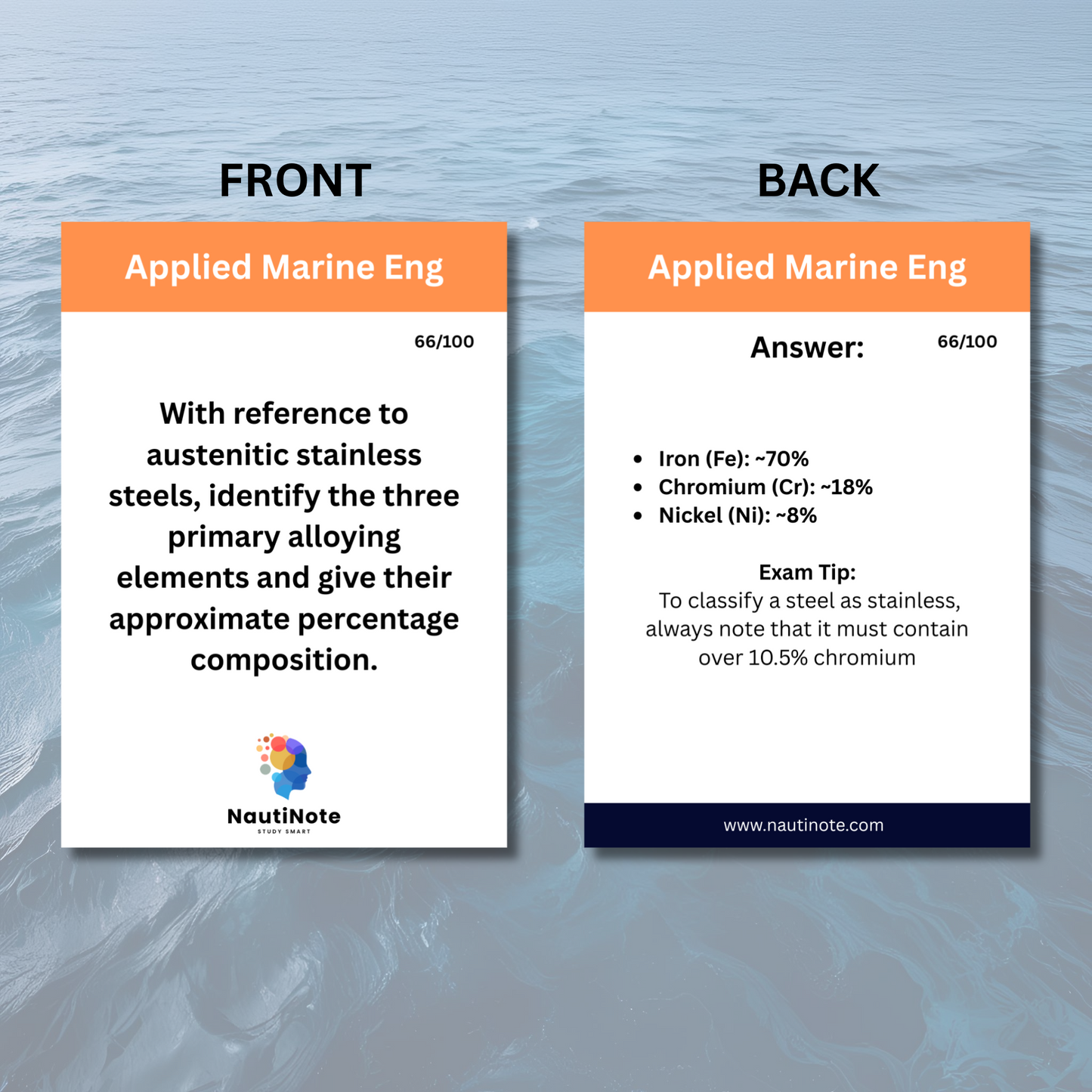 Applied Marine Engineering Flashcards (SV Chief Engineer <9000kW, <3000GT)